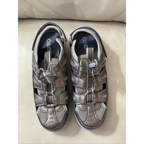 Orthofeet 997 Verona Sandals Women's 7.5 B B Medium Comfort Fisherman Closed Toe - Picture 3 of 11